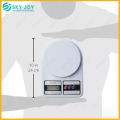 NOVA KS 1329 Plastic Electronic Digital Kitchen Weighing Scale, 10 Kg (White) FREE BATTERY INCLUDED SJ-EL. 