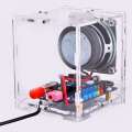 (XDQG) -009 Bluetooth-Compatible 2Inch 3W Mini Speaker Unit Electronic Component DIY Kit Wireless Wired 5V DC Powered. 
