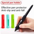 Anti Slip Stylus Cover Silicone Protective Sleeve Wrap for Wacom Intuos Pro PTH460 PTH660 Cintiq DTH1620 DTH-W1320 Tablet Pen. 