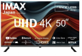 IMAX 50 inch Smart Android 14 Bluetooth 4K UHD HDR LED Frameless TV with Smart Remote. 