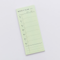 【ZOSR】30 Sheets 30 Sheets Notebook Colorful Simple Planner Pad Weekly Student Office Stationery To Do List Adhesive Sticky Notes Memo Pad. 