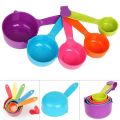 Measuring Cups -5pcs/set Measuring Spoons Colorful Plastic Measure Spoon Useful Sugar Cake Baking Spoon Kitchen. 