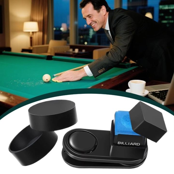 New Magnetic Billiard Chalk Holder Silent with Clip Billiard Cue Chalk ...