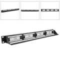 24-Port CAT6 Patch Panel Rackmount LAN Ethernet Metal Stamping Network Cable HGP. 