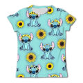 New summer children Disney stitch T-shirt Disney Stitch T shirt Disney Stitch anime cartoons casual clothes kid girl boy top tee. 