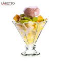 Glass Dessert Bowls Ice Cream Sundae Set Of 2 Fruit Cocktail Pudding Dishes Cup   Ice Cream Glass Bowl - 2Pcs. 