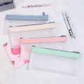 Foldable Pencil Stationery Bag Waterof Cosmetic Packet Portable Travel Home Storage Pack Dustof Jewelry Toys Storing  Large Capacity  Zipper Pouch. 