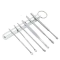 6pcs Ear Wax Remover Ear Cleaning Kit Ear Pick Earpick Ear Cleaner Spoon Care Ear Clean Tool for Baby Adults Ear Care Set. 
