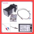 VibeVendor LLPH 100-240VAC PID REX-C100 Temperature Controller SSR-40A Thermocouple LOU. 