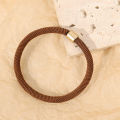 High Elastic Big Hair Bands Hair Ties Solid Brown Headband Girls Ponytail Holder Hair Accessories Hair Ropes. 