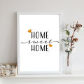 Sweet Home A4 Size White Photo Frame Stand Hang 12 x 8 inch Size Glass Frame. 