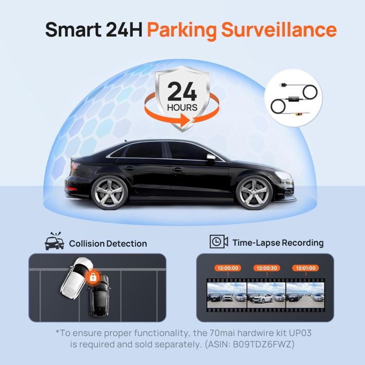 70mai%20Dash%20Cam%20M310,%20Dash%20Camera%20for%20Cars%201296P%20QHD,%20Smart%20Dash%20Cam%20Front%20Built%20in%20WiFi,%20130%C2%B0%20Wide-Angle%20FOV,%20WDR,%20Night%20Vision,%20iOS/Android%20Mobile%20App,%20Loop%20Recording,%20Parking%20Monitor,%20Time-Lapse(Upgraded%20version%20of%20D06)%20-%20Image%205