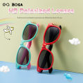 OQ BOGA 8 Colors Unisex Oval Frame Anti UV Polarized Kids Sunglasses Children Outdoor Eye Protection Full Rim Sun Glasses. 