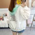 Older Children Korean Style Sun-Protection Clothing Loose All-Matching Women's Junior High School Student Thin Coat Summer College Style Cardigan Beachwear. 