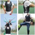 Max Loading 50kg Adjustable Weighted Vest Weight Jacket Oxford Exercise Weight Loading Cloth Strength Training (Empty). 