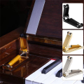 Alloy Piano Lid Slow Closing Lowering Device Hydraulic Lid Reducer Piano Replacement Parts Gold. 