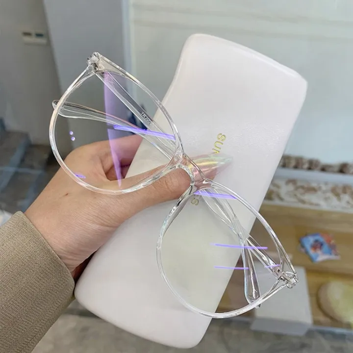 Transparent%20Round%20Frame%20Computer%20Glasses%20Women%20Men%20Anti%20Blue%20Light%20Blocking%20Eyewear%20Glasses%20Optical%20Spectacle%20Eyeglass%20-%20Image%204