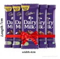 Cadbury Dairy Milk Chocolate 12.5 g x 5 Pieces bundle. 