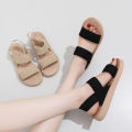 Fashionable Flat Non-Slip Soft Casual Beach Low Top Roman Sandals For Women. 