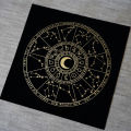 【New Arrivals】【New Arrivals】Constellation Altar Tarot Cloth Moon Phases Astrology Tarot Cards Divination Special Tablecloth Witchcraft Astrology Tapestry. 