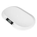 Baby Scale - Digital - White - Digital Baby Scale for Toddler Infant Newborns With LCD Display for Babies, Infants, Toddlers, Children, Pets, Small animals, Cats, Puppies, Babies, Newborns Infants, Hamsters, Toddlers, Children. 