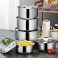 5 pcs My home Stainless steel Cookware set. 