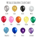 Metallic Latex Balloon 9  10pcs. 