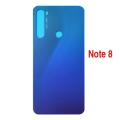 New For Xiaomi Redmi Note8 Note 8 Pro Battery Back Cover 3D Glass Panel For Redmi Note 8 Rear Door Housing Case Adhesive Replace. 