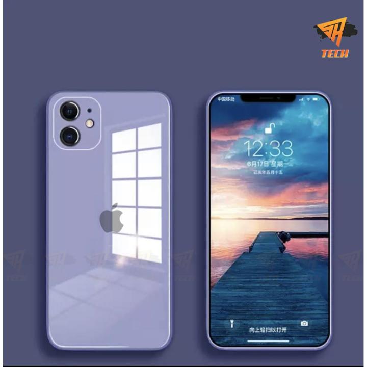 Iphone 11 Pro Max Luxury New Mirror Glass Case Liquid Silicone
