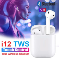 Air pods 12 earphone i12 Tws Wireless Bluetooth earphone headset Drop shipping - For Android & IOS. 