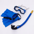 Children Diving Mask Set Anti-Fog Swimming Goggle Masks Snorkel Fins Kit for Kids Boys Girls FK88. 