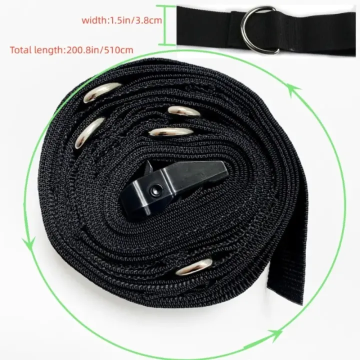 Pull%20Rope%20Multifunction%20Yoga%20Fitness%20Equipment%20Black%20Durable%20Resistance%20Band%20Easy%20Set%20Up%20Space%20Saving%20Gym%20Attachment%20Elastic%20Training%20-%20Image%202