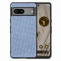 For Google Pixel 7 Carbon Fiber Texture Leather Back Cover Phone Case. 