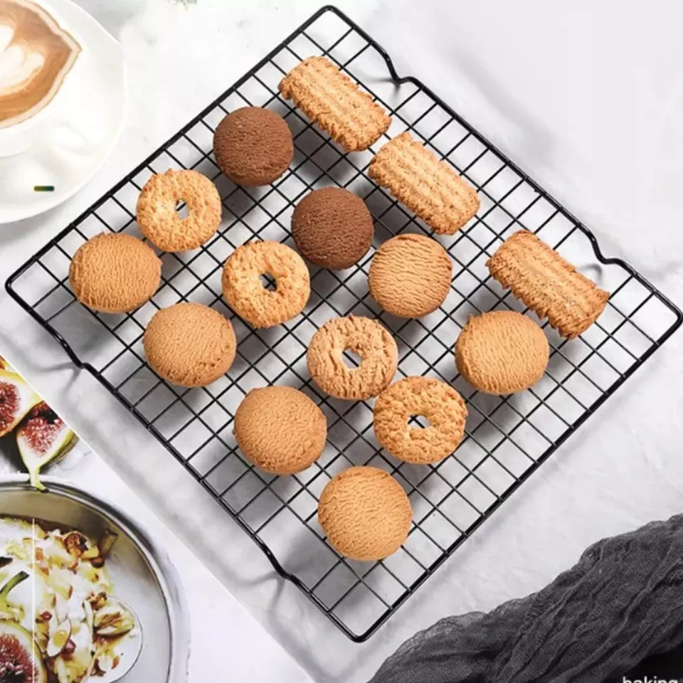 Cake Cooling Rack Carbon Steel Non stick Cooling Rack Cooling Grid