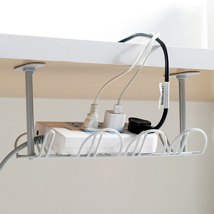 Deep Socket Hanging Rack Shelf strong hanging basket socket table bottom power cable wire ...