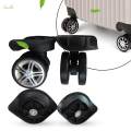 Luggage Suitcase Replacement Wheels Swivel Wheel Double Row Large Wheel Durable Black Quiet. 