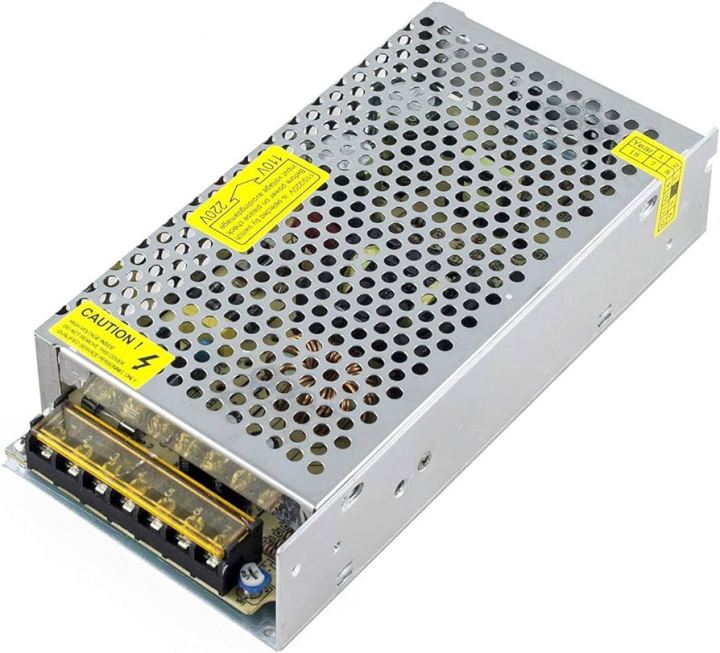 12V 10A Power Supply - Grey