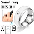 Intelligent Stainless Steel NFC Smart Ring Wearable Connect Multifunctional Finger Digital Ring Magic Wear Waterproof NFC Finger Ring for Android Phone Men. 