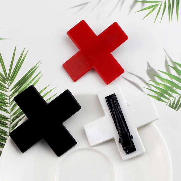 NEW%20Anime%20S%20Chara%20Red%20Cross%20Clips%20Hinamori%20Amu%20Hair%20Clip%20Cosplay%20Headwear%20Hairpin%20My%20Guardian%20Characters%20Accessory%20-%20Image%202