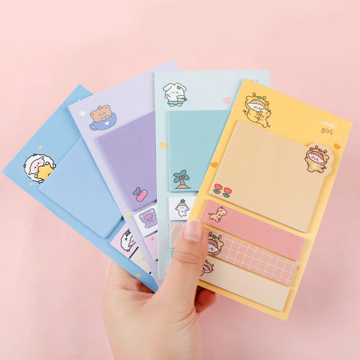 80%20Sheets/set%20Kawaii%20Lucky%20Girl%20Sticky%20Notes%20Memo%20Pad%20Diary%20Stationary%20Scrapbook%20Sticky%20Notes%20-%20Image%207