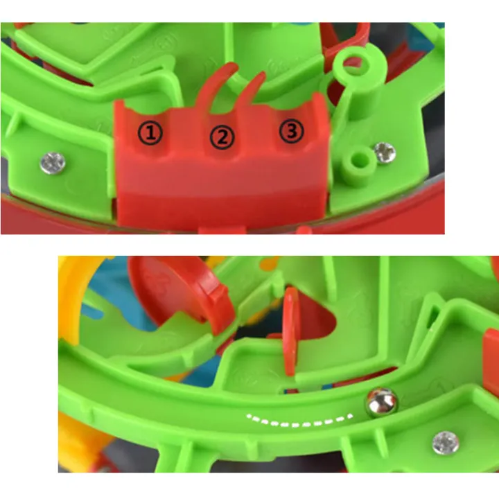 LeiyanNew%203D%20Puzzle%20Ball%20100%20Steps%20Children%20Challenge%20Obstacle%20Game%20Labyrinth%20Ball%203D%20Maze%20100%20Level%20Puzzle%20Balance%20Traine%20Clearance%20Game%20-%20Image%202