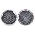 Ghxamp 1 inch 2 inch Speaker Grill Mesh 36MM 50MM Mini Round Speaker Net LoudSpeaker Decorative Ring Cover 1 Pairs. 