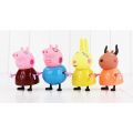 Peppa pig friend Action Figure Pelucia Anime Toys Boy girl gift set. 