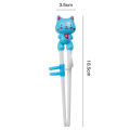 Kids Training Chopsticks Fun Animal-shaped Kids' Chopsticks Easy-to-use Reusable for Children's Training less Than Correct Posture Chopstick Holder. 