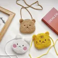 Cartoon Rabbit Kids Girls Bag Pludh Coin Purse Children Messenger Small Pouch Pack Cartoon Kids Handbag Backpack Girls Boys Shoulder Bag Gifts. 