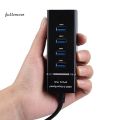 [emove] Portable USB 3.0 Super Speed 4 Ports Hub Data Sync Adapter for Computer Laptop. 