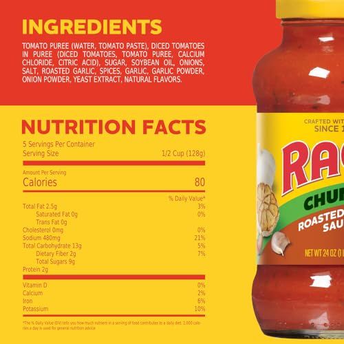 Ragu Roasted Garlic Pasta Sauce, 680g(FROM INDIA)NUSS