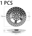 1/4Pcs Kitchen Sink Filter Stainless Steel Mesh Sink Strainer Filter Bathroom Sink Strainer Drain Hole Filter Trap Waste Screen. 