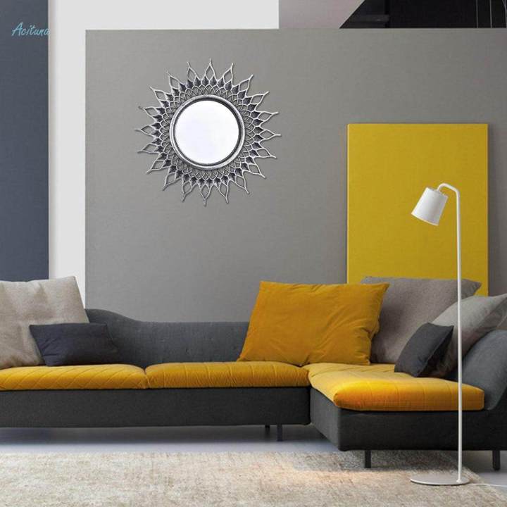Wall%20Hanging%20Round%20Mirror,%20Silver%20Wall%20Mirrors,%20Great%20Decoration%20for%20Bedroom%20Vanity%20Hall%20Room%20Corridor%20-%20Image%204