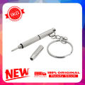 3in1 Mini Sunglasses Eyeglass Phone Watch Repair Keychain Screwdriver Kit Tool. 
